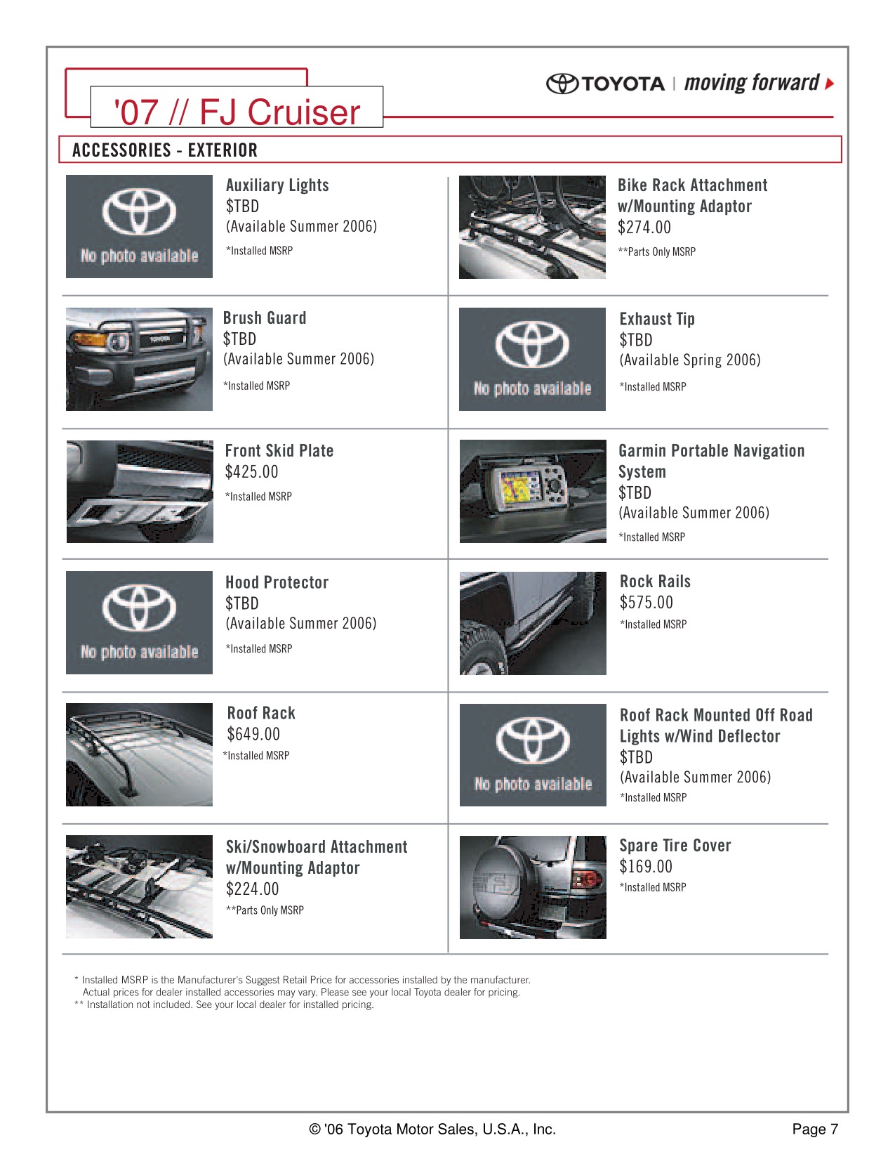 2009 Toyota FJ Cruiser Brochure Page 14